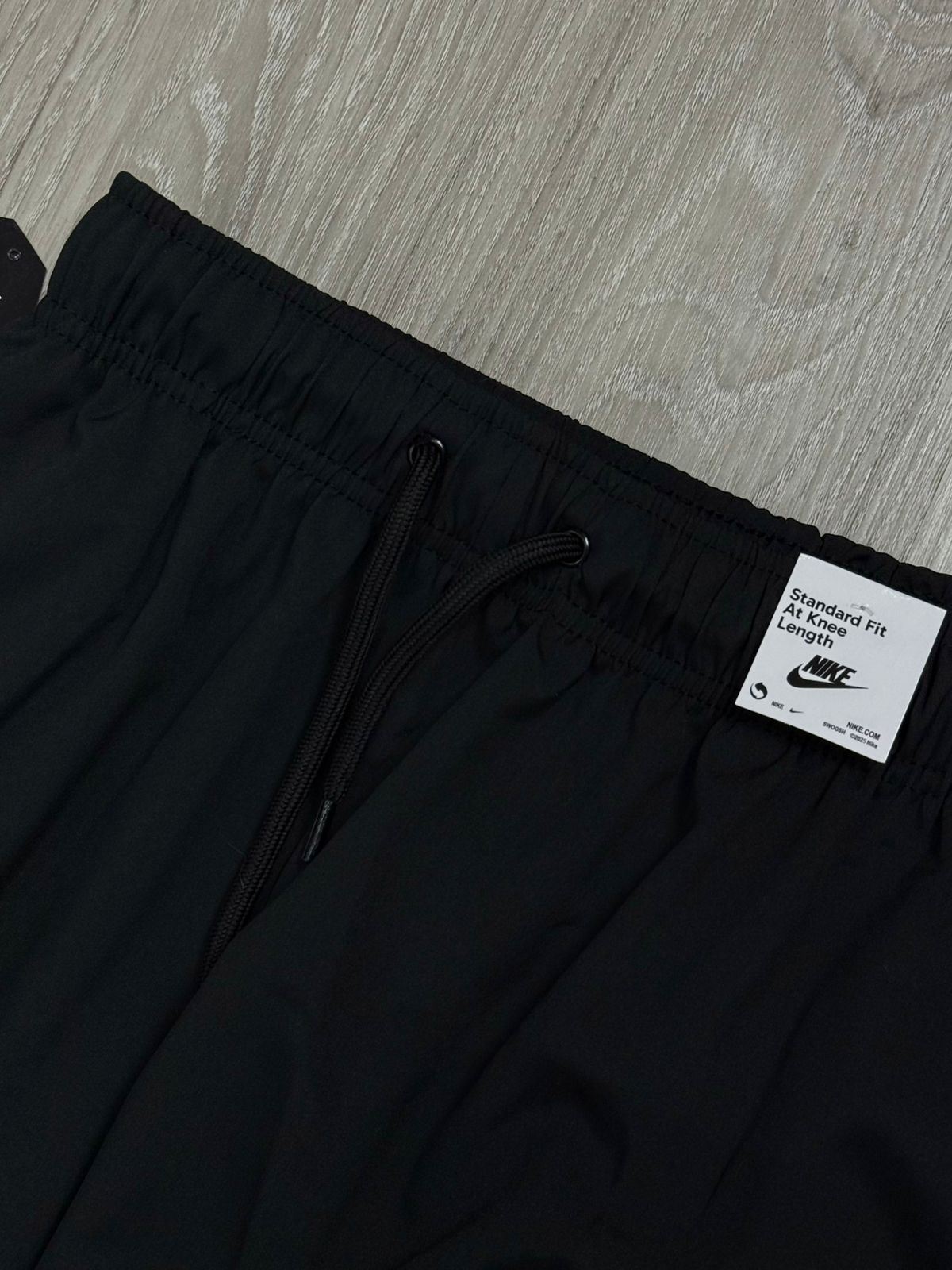 SHORTS TACTEL NK SWOOSH + JUST 25 - PRETO