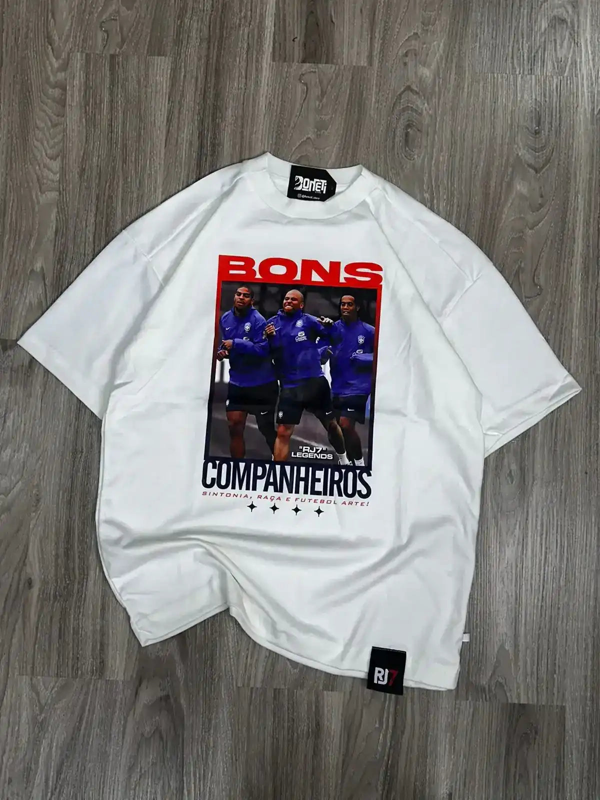 CAMISETA OVERSIZED RJ7 BONS - OFFWHITE