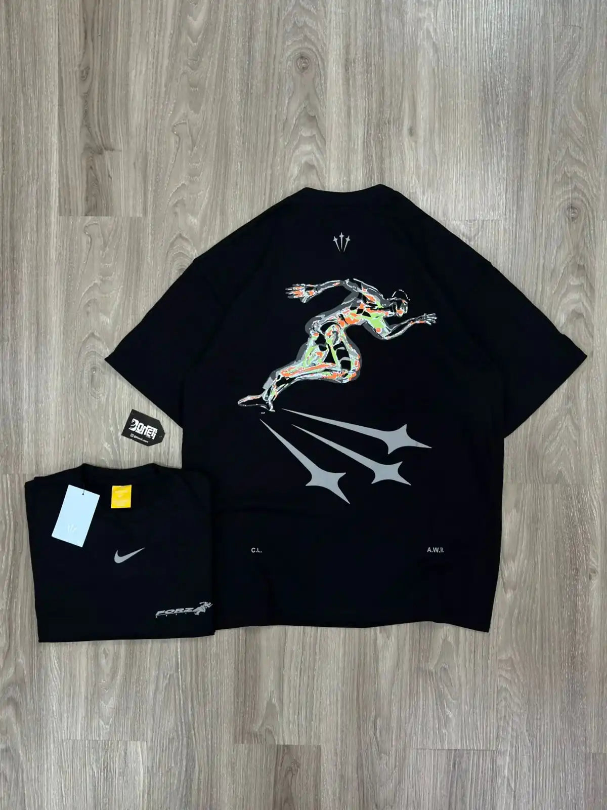 CAMISETA OVERSIZED NK X FORZA NOCTA - PRETA