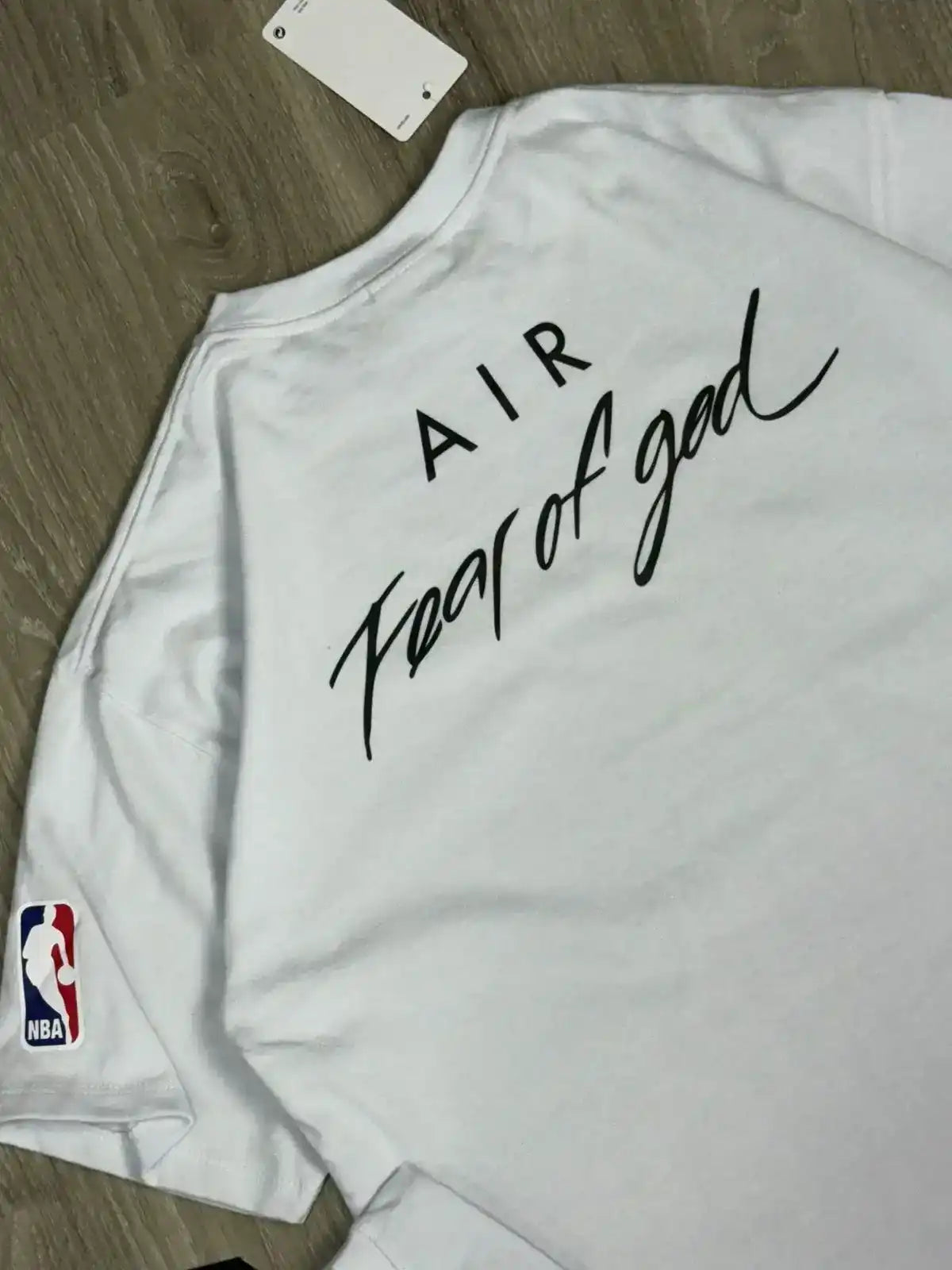 CAMISETA OVERSIZED NK FEAR OF GOD - BRANCA