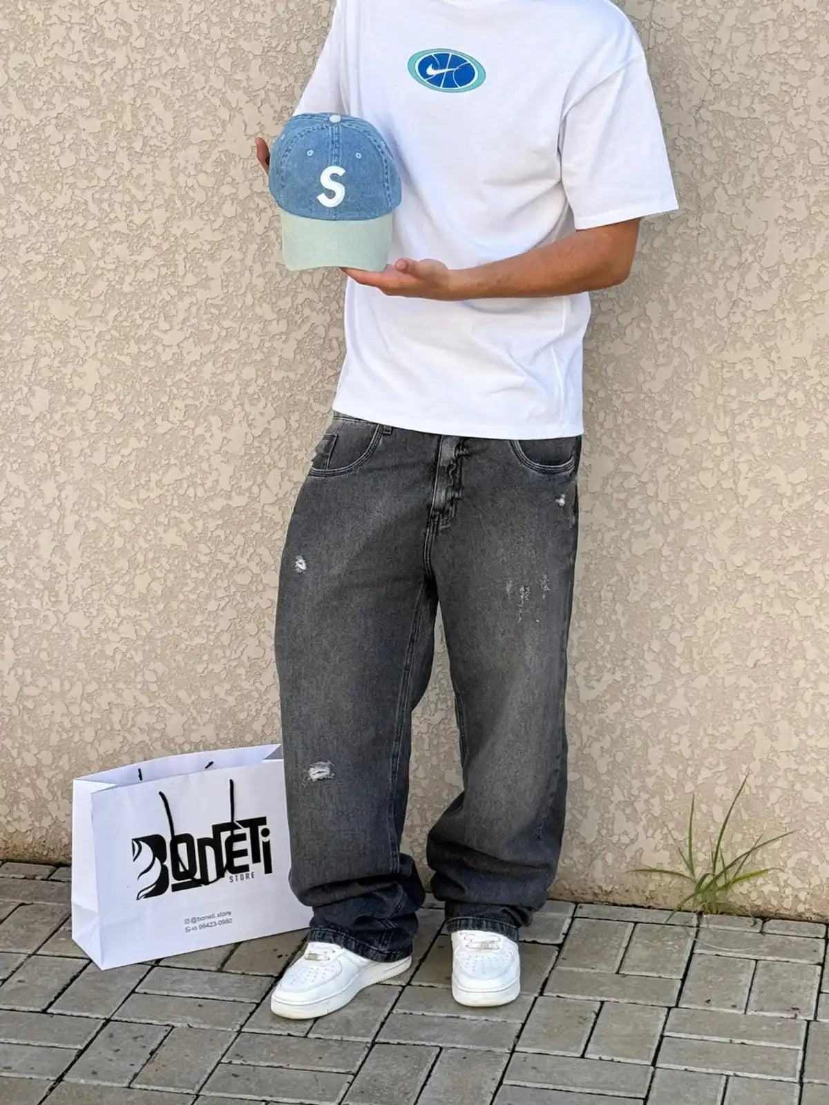 CALÇA JEANS RETA ESCURA PRESENCE - 7584