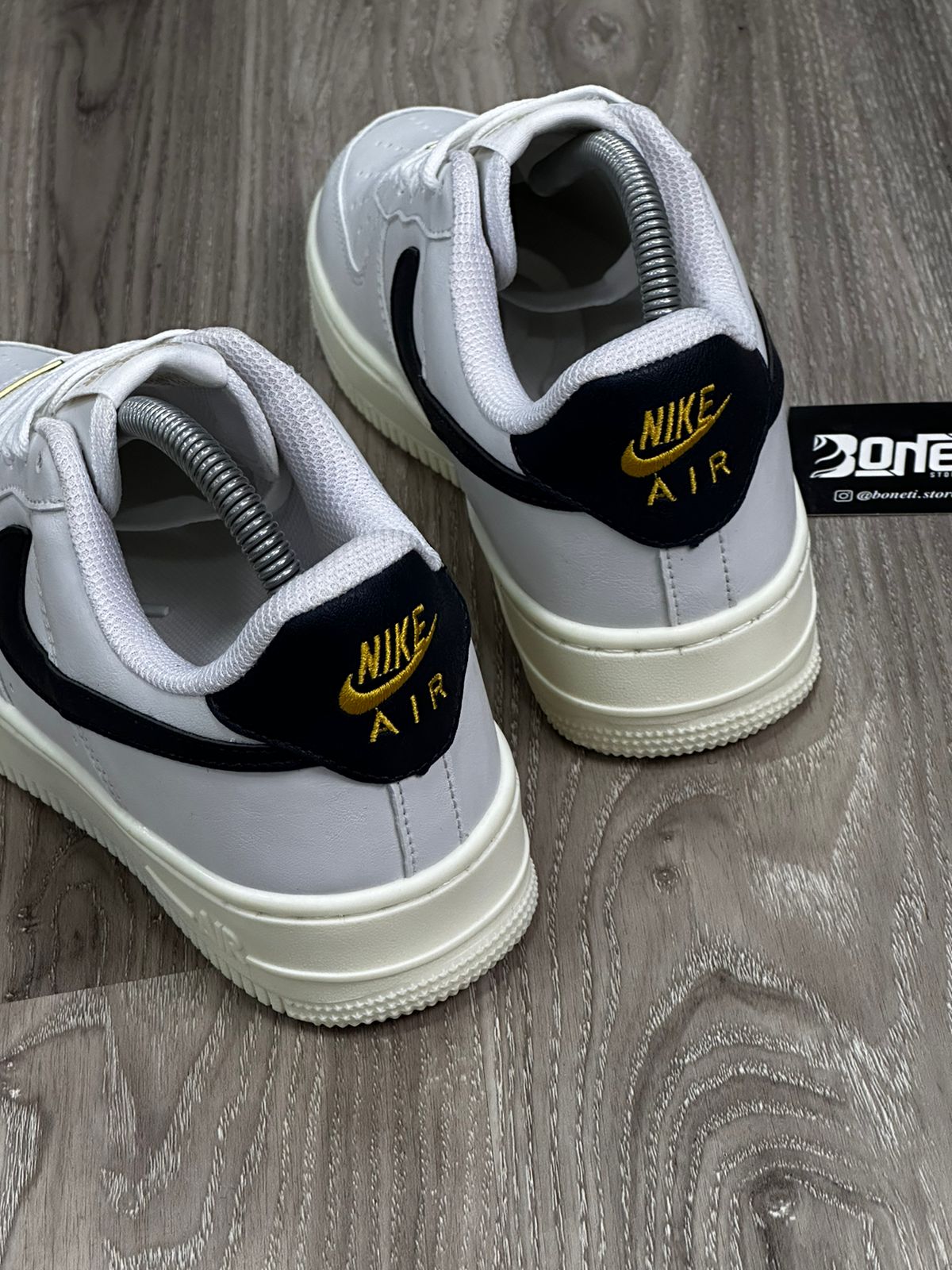 TÊNIS NK FORCE 1 - MARINHO CREME