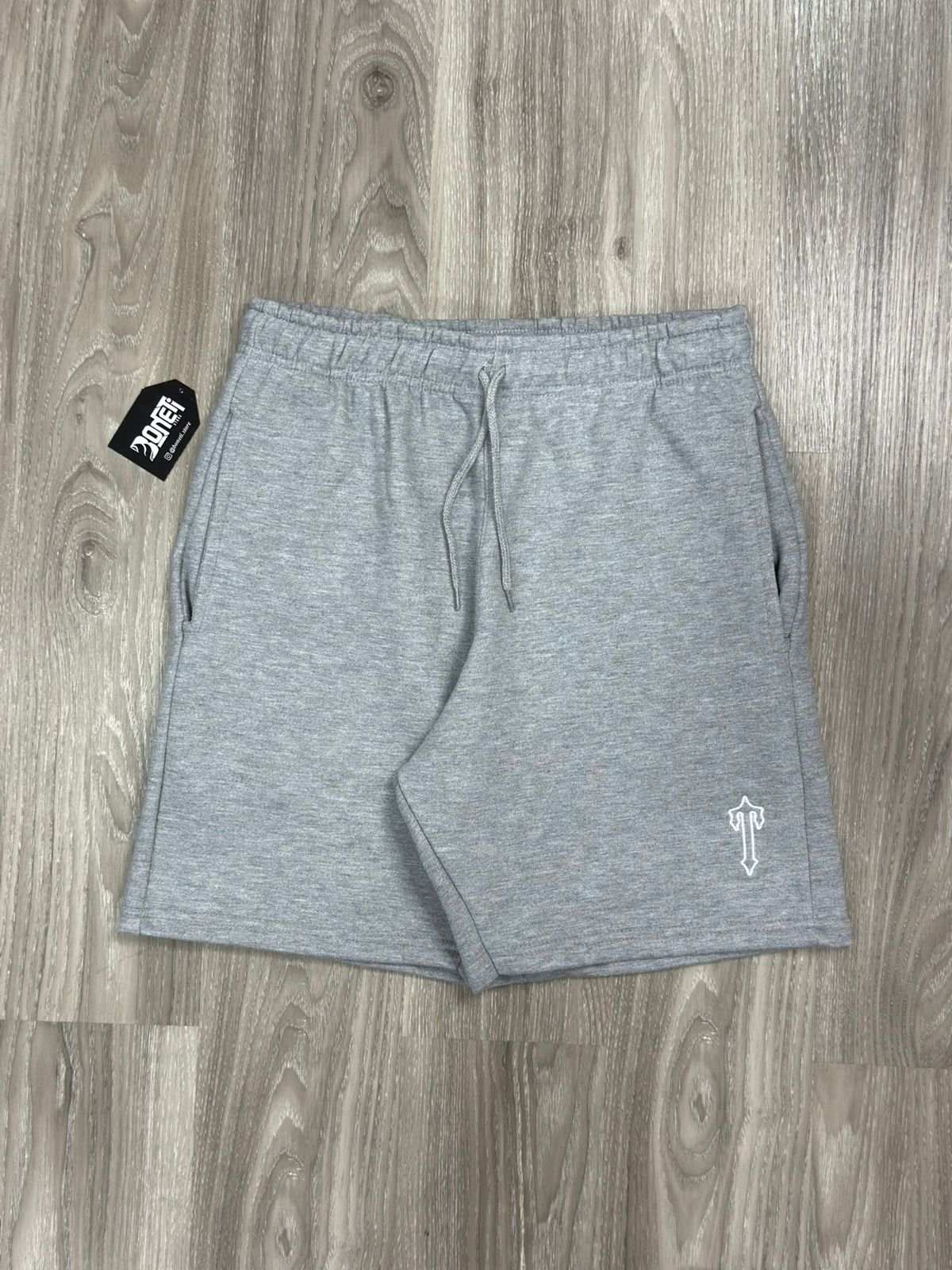 SHORTS MOLETOM TRAPSTAR - CINZA