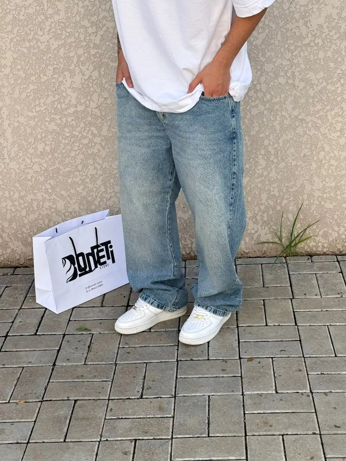 CALÇA JEANS RETA CLARA DC - 072