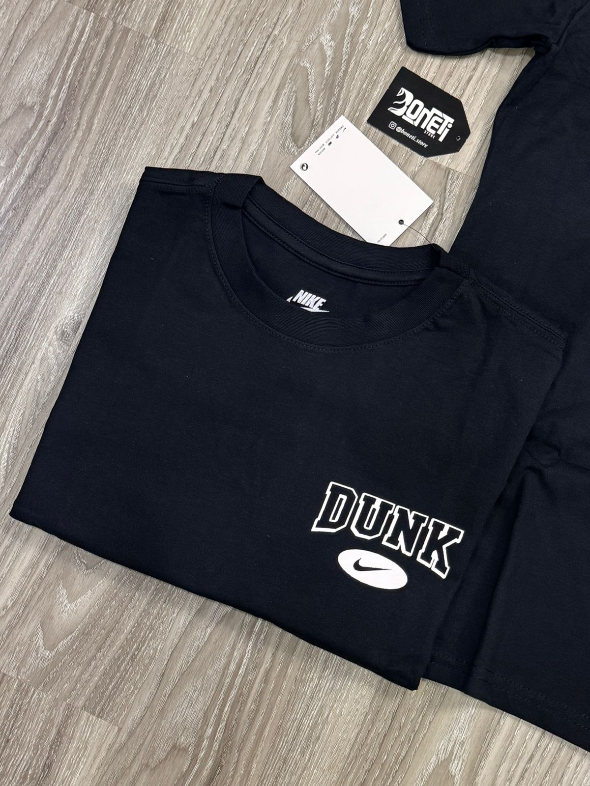 CAMISETA NK DUNK - PRETA