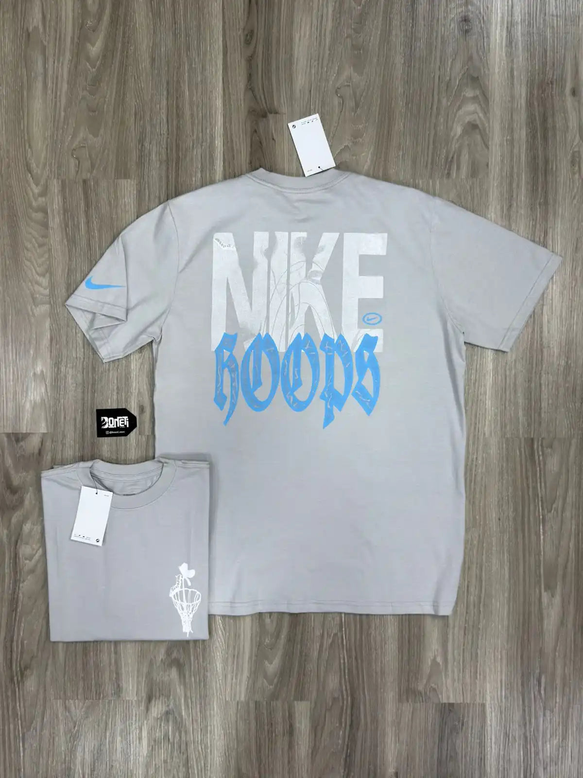 CAMISETA NK HOOPS - CINZA