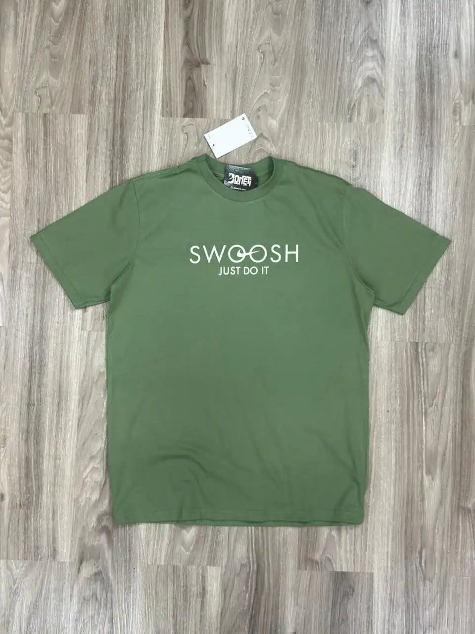 CAMISETA NK SWOOSH JUST DO IT - VERDE MUSGO