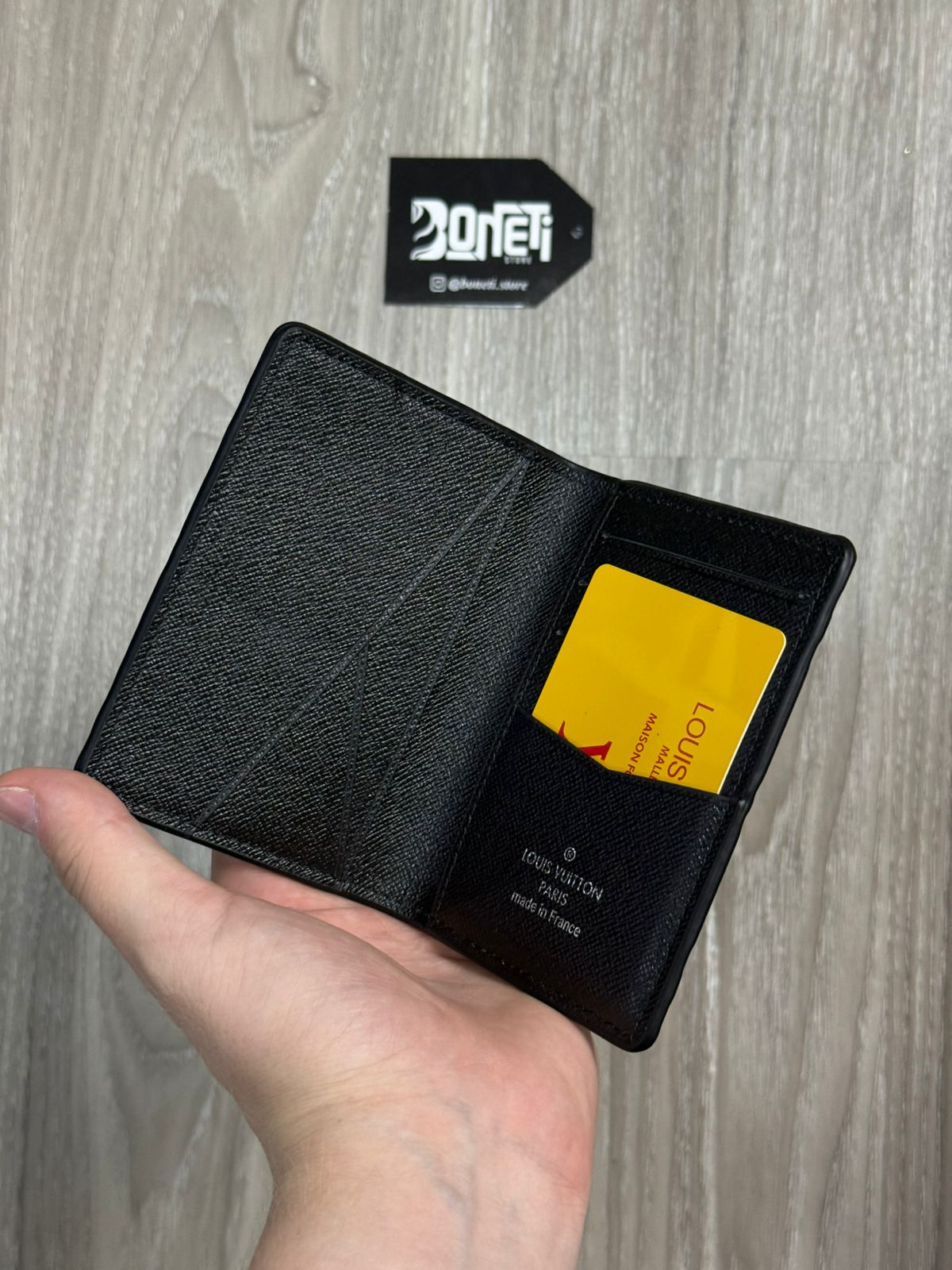 PORTA CARTÃO LV ECLIPSE VINTAGE - PRETA