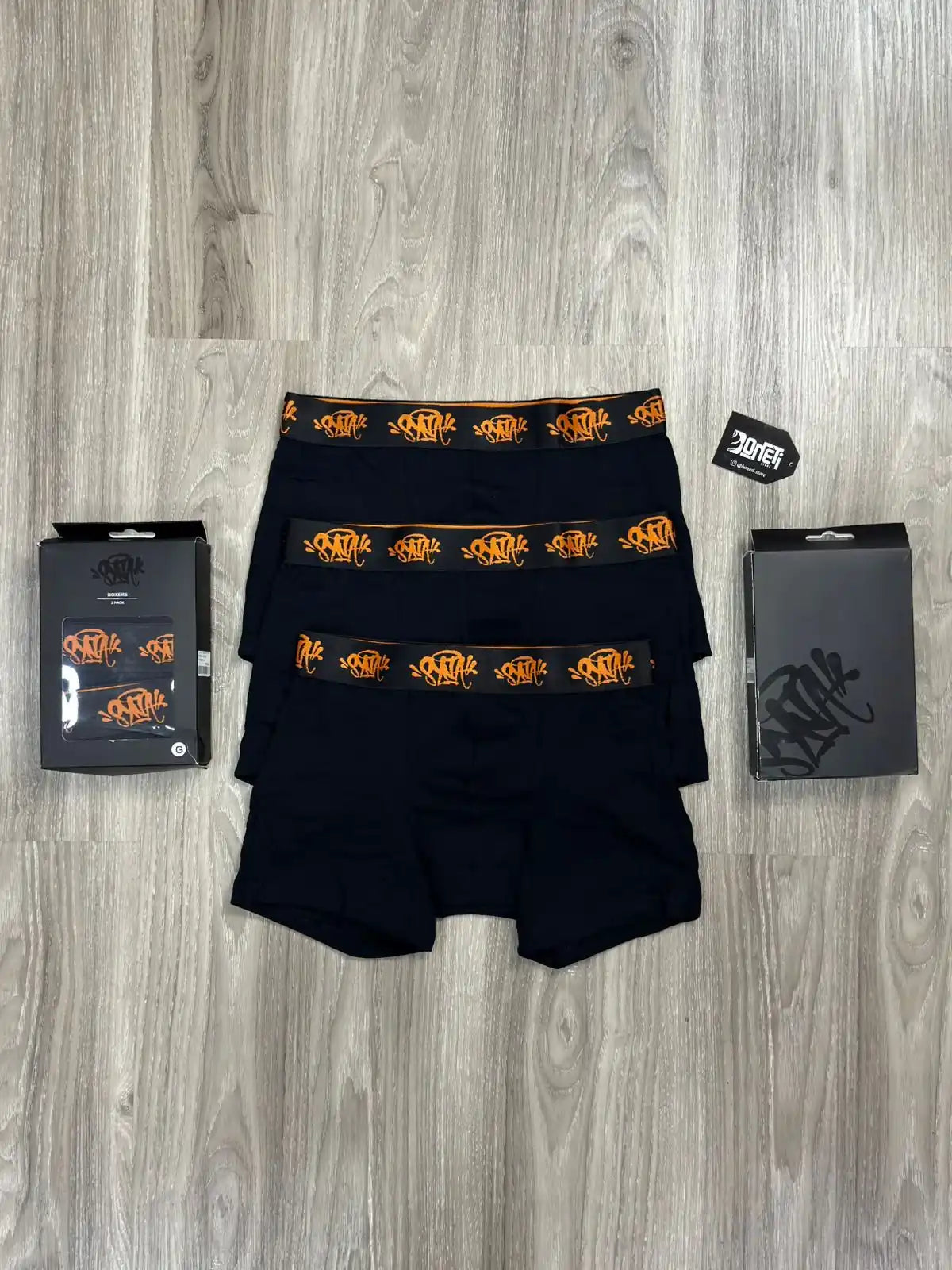 PACK 3 CUECAS SYNA WORLD - BLACK ORANGE