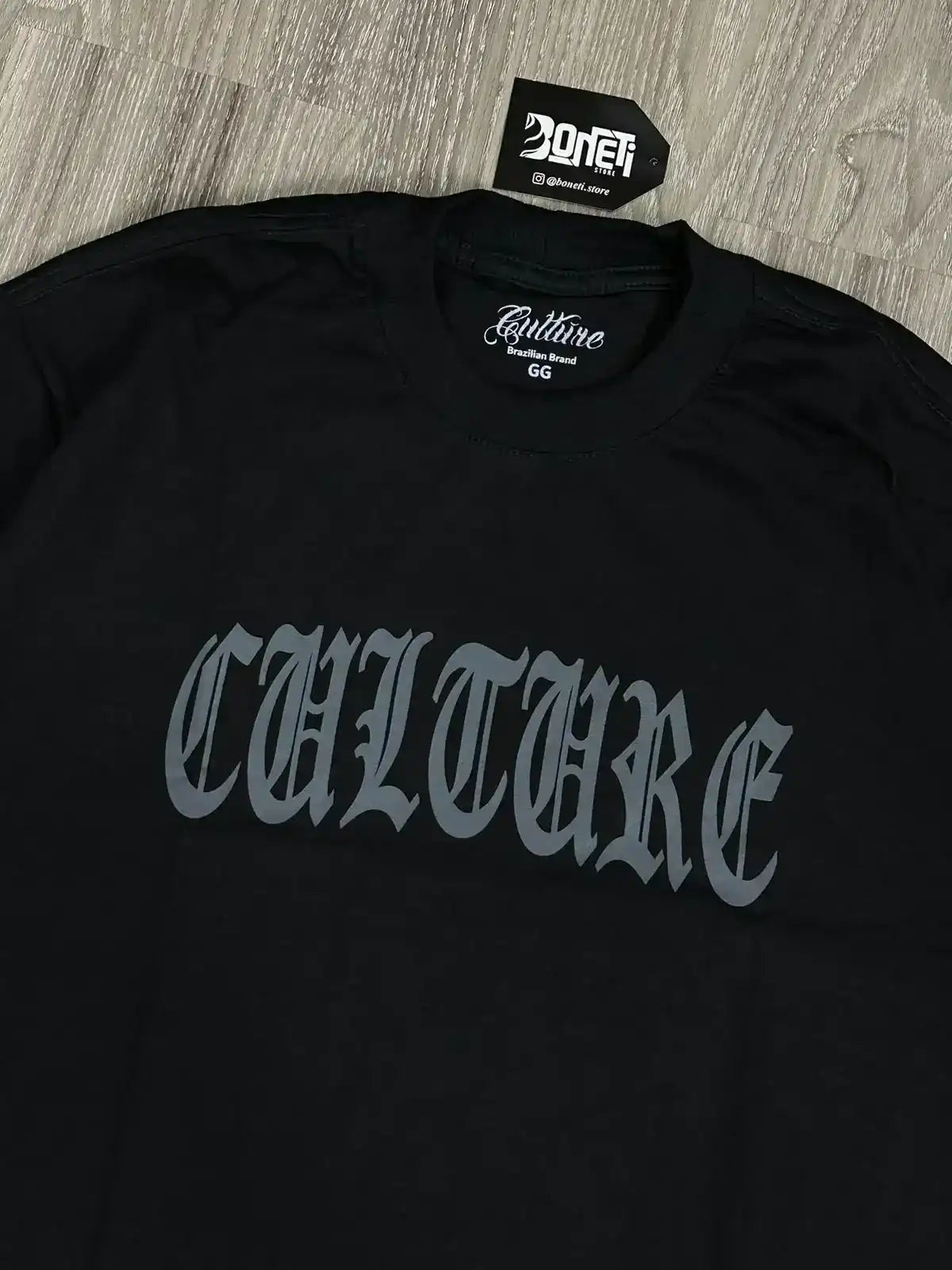 CAMISETA OVERSIZED CULTURE DOBERMAN - PRETA