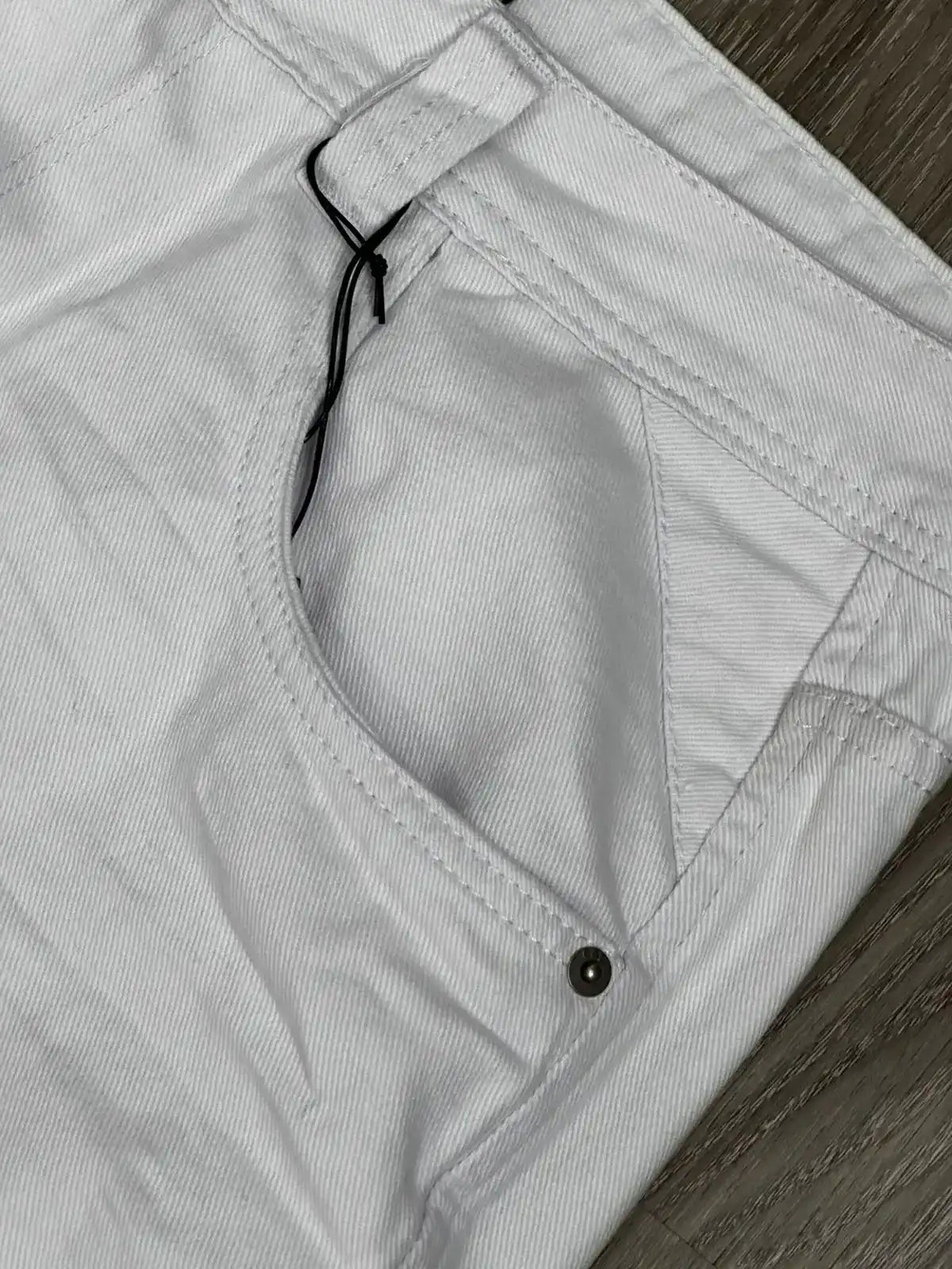 SHORTS JEANS BRANCO CITY DENIM - 19