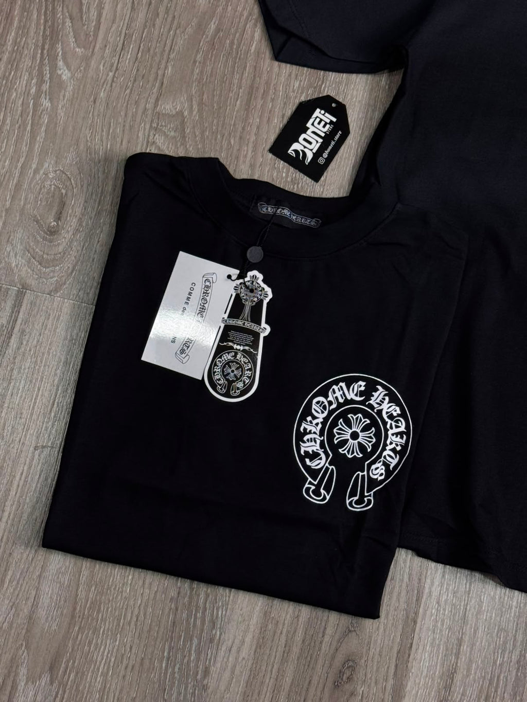CAMISETA CHROME HEARTS LOGO CLASSIC - PRETA