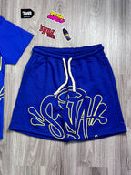 CONJUNTO SYNA WORLD SUMMER - AZUL/AMARELO