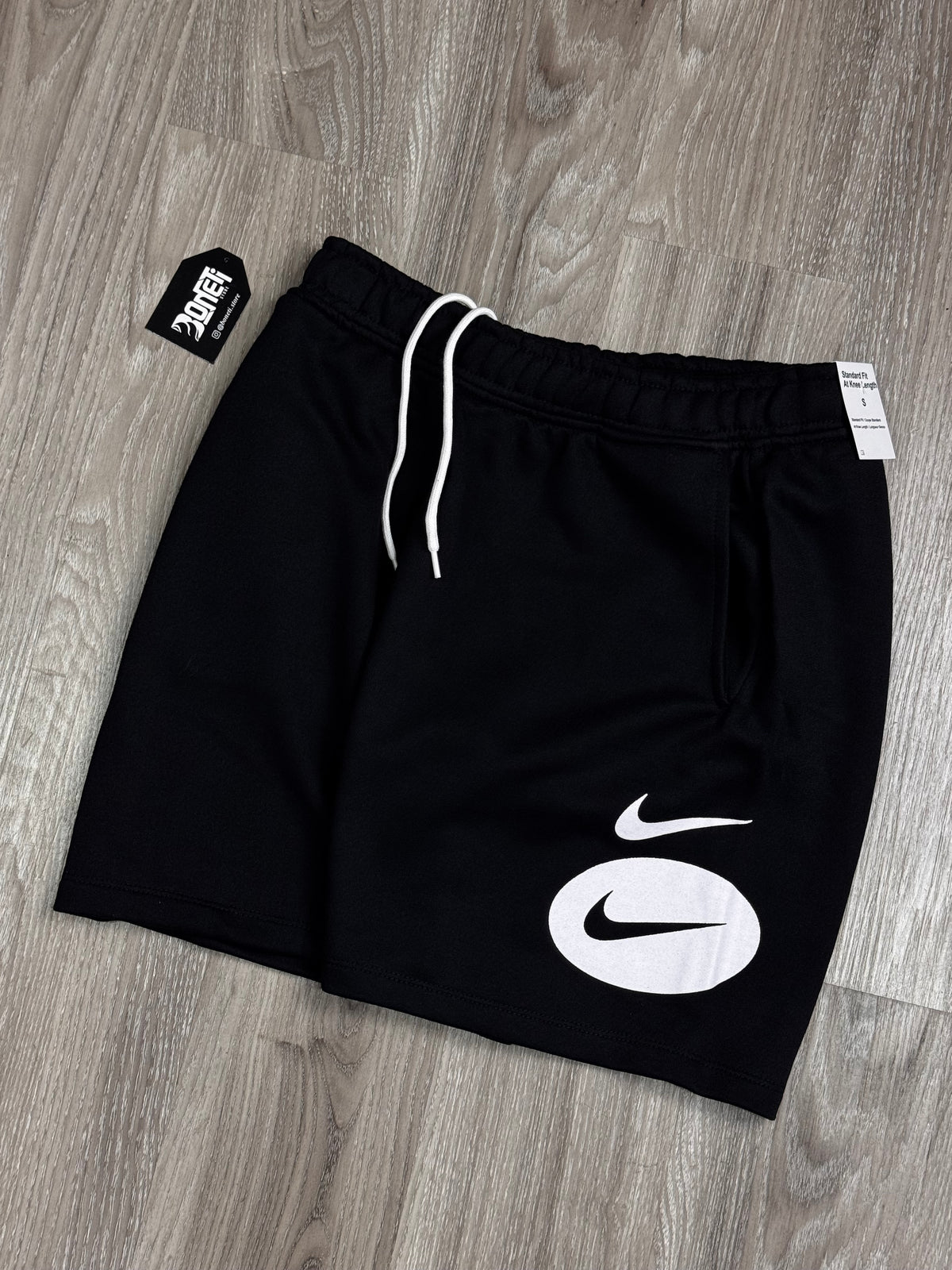 SHORTS MOLETOM NK SWOOSH LEAGUE - PRETO
