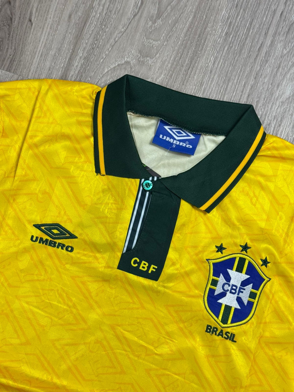 CAMISA RETRÔ BR 1992 - AMARELA