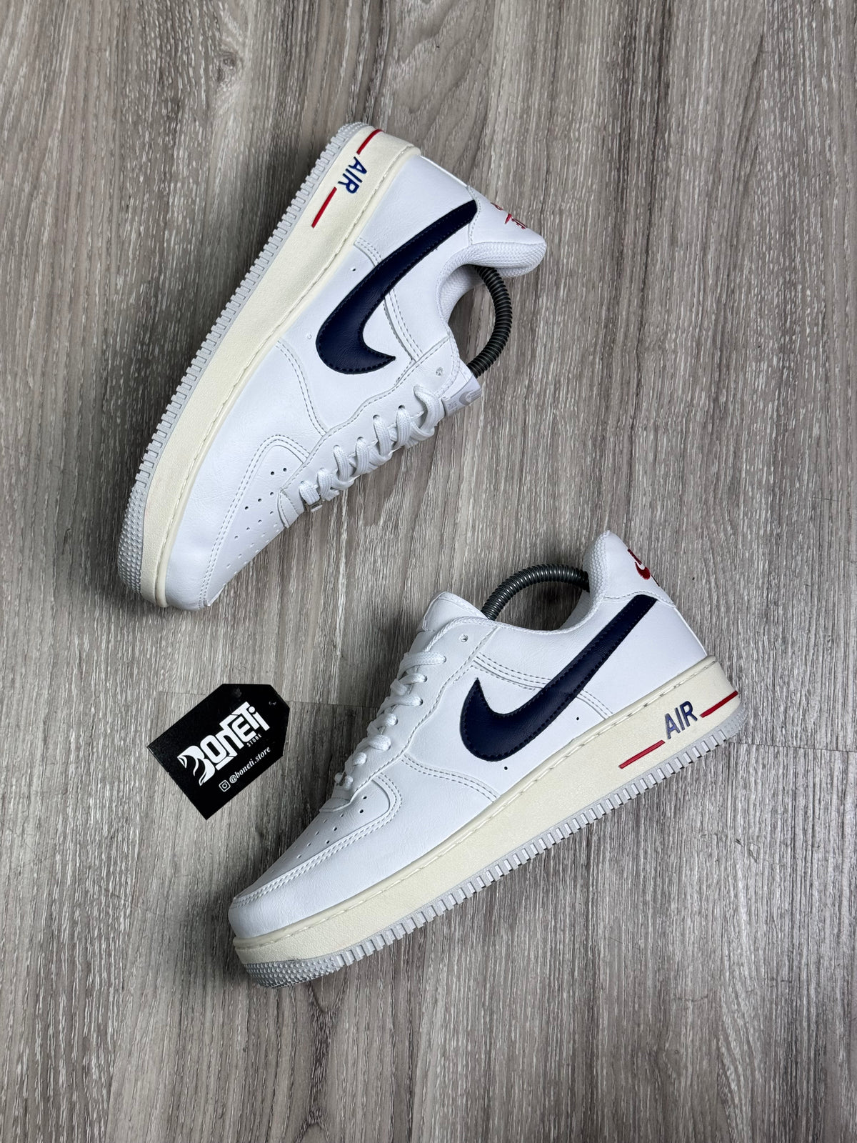 TÊNIS NK FORCE 1 - MARINHO CREME