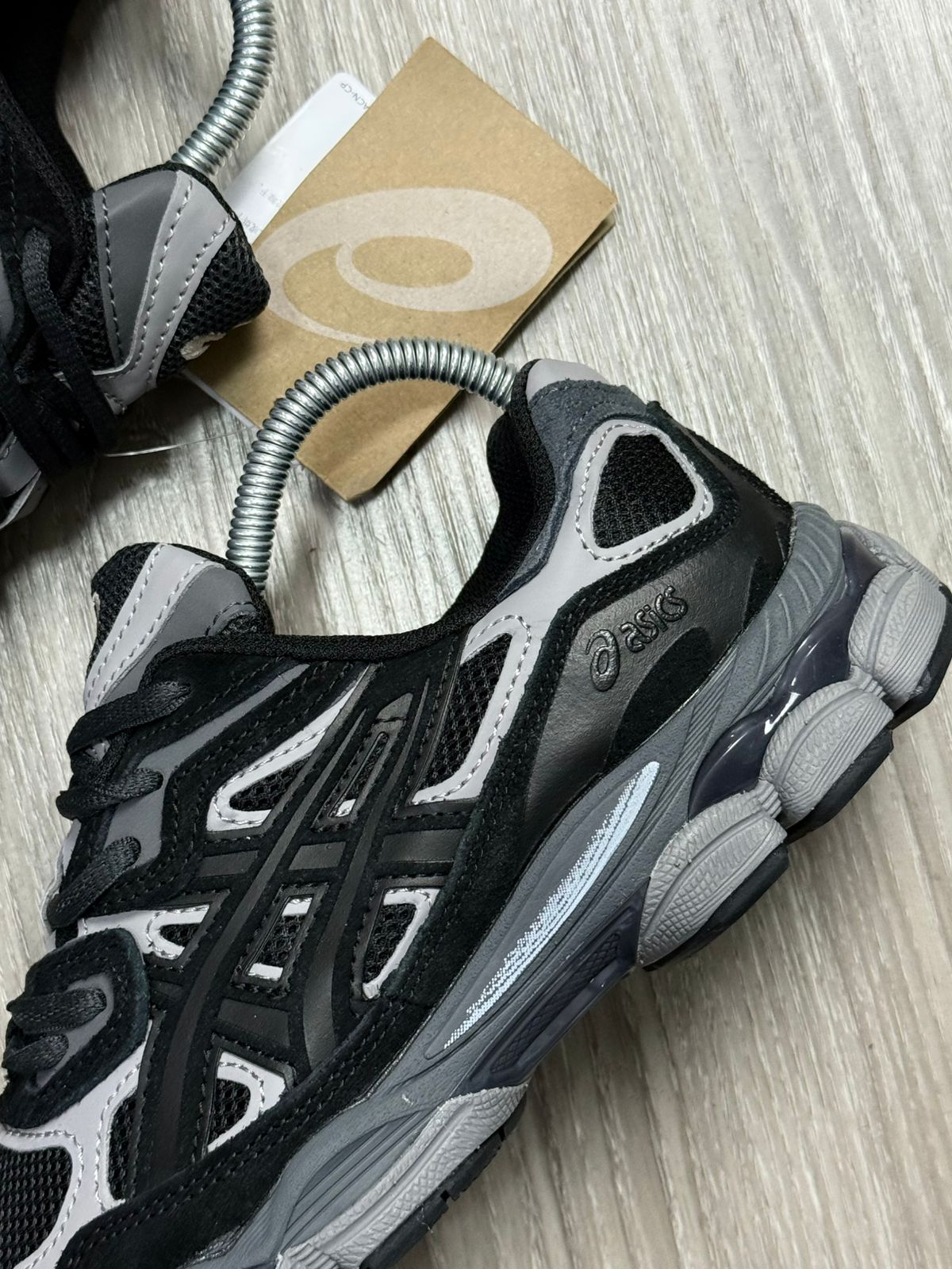 NOⅡ TÊNIS ASICS GEL NYC - BLACK GREY – Boneti Store | Oficial