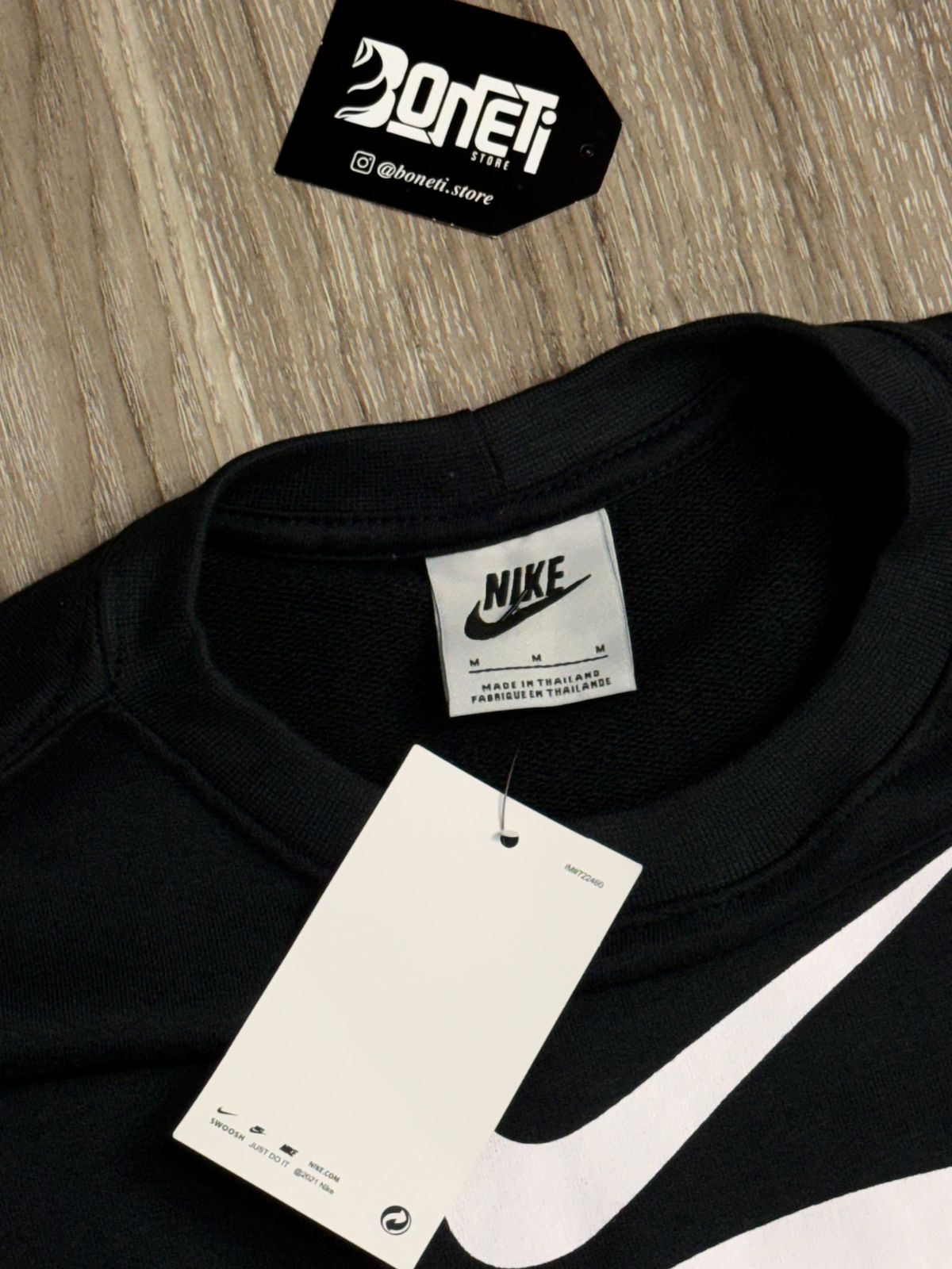MOLETOM CARECA NK SWOOSH LEAGUE - PRETO
