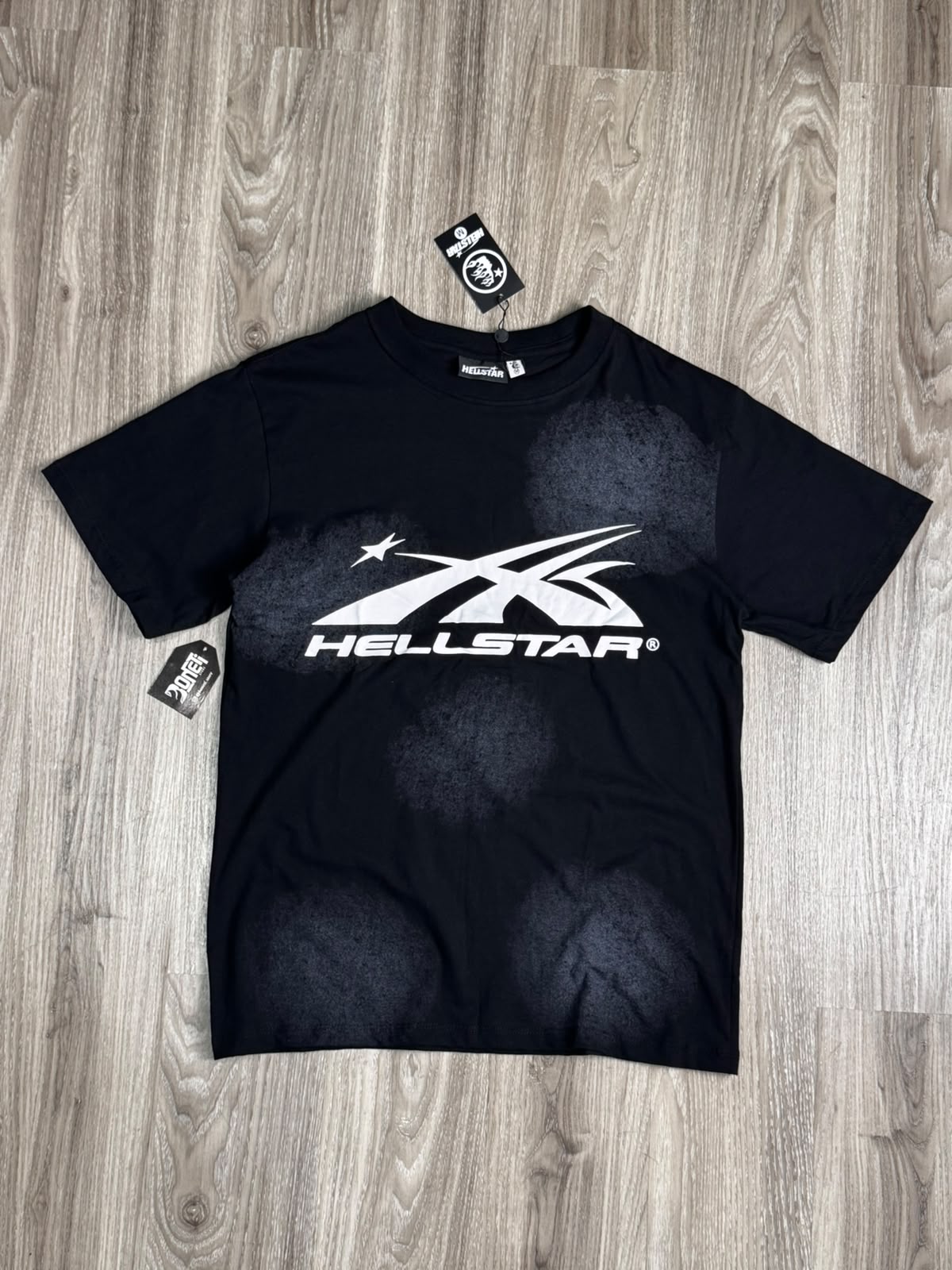 CAMISETA HELLSTAR WASHED - BLACK