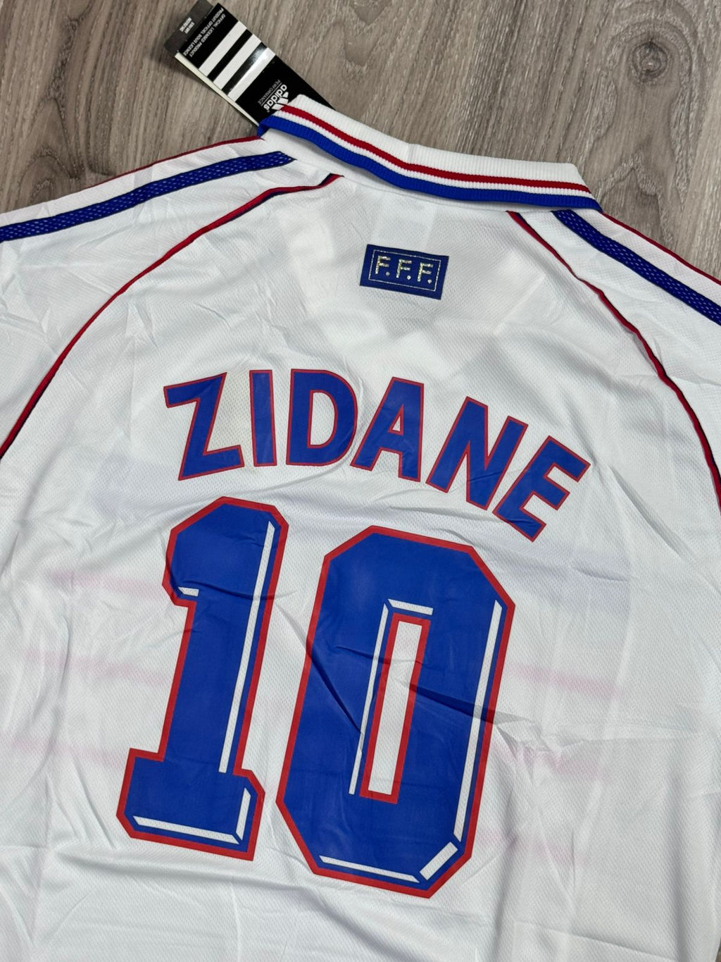 CAMISA RETRÔ FRANÇA WORLD CUP 98 ZIDANE