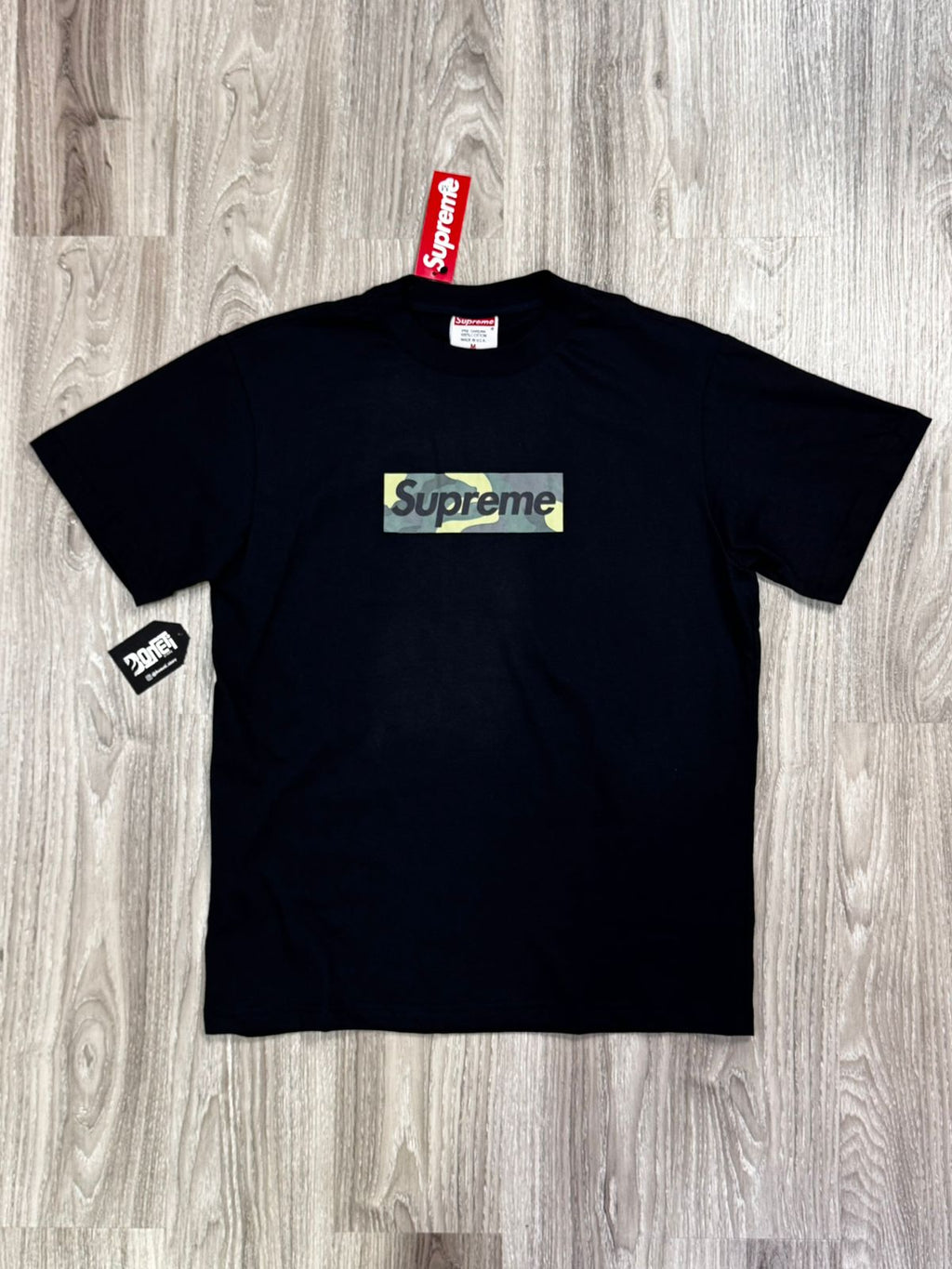 CAMISETA SUP BOX LOGO - CAMUFLADA PRETA