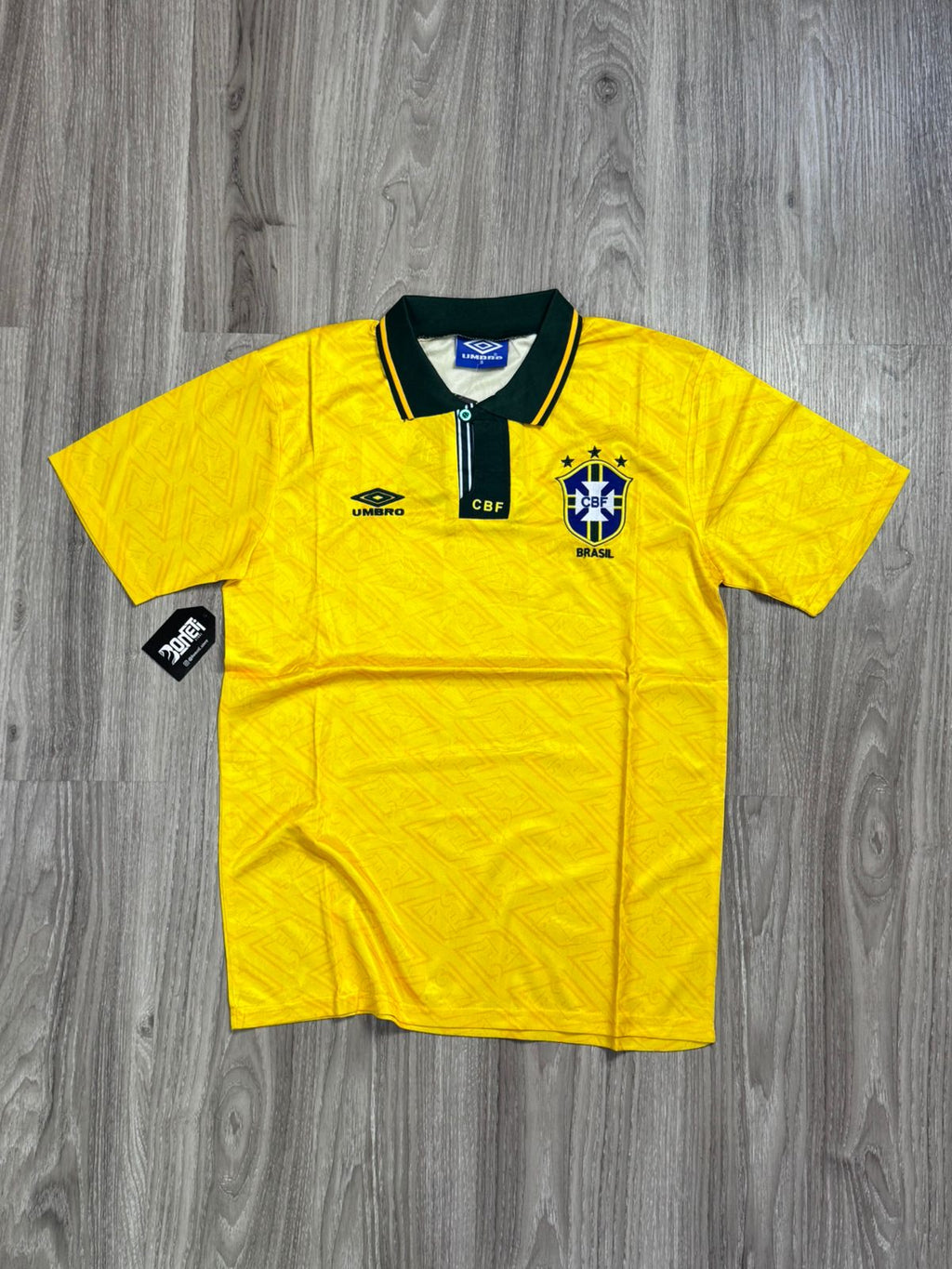 CAMISA RETRÔ BR 1992 - AMARELA
