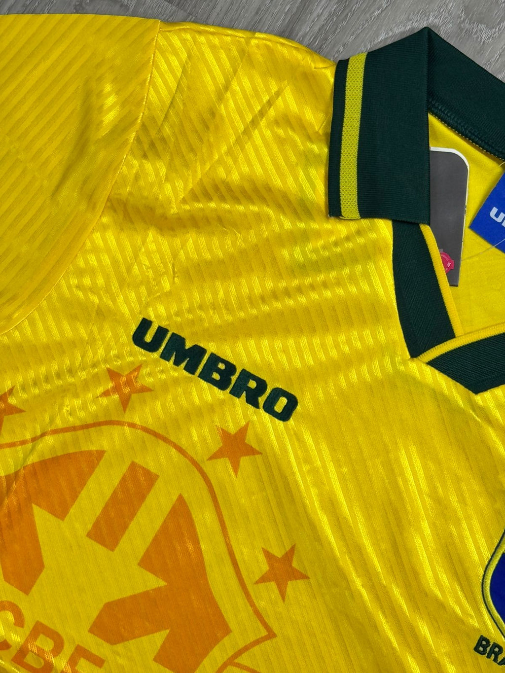CAMISA RETRÔ BR 1994 TETRA - AMARELA