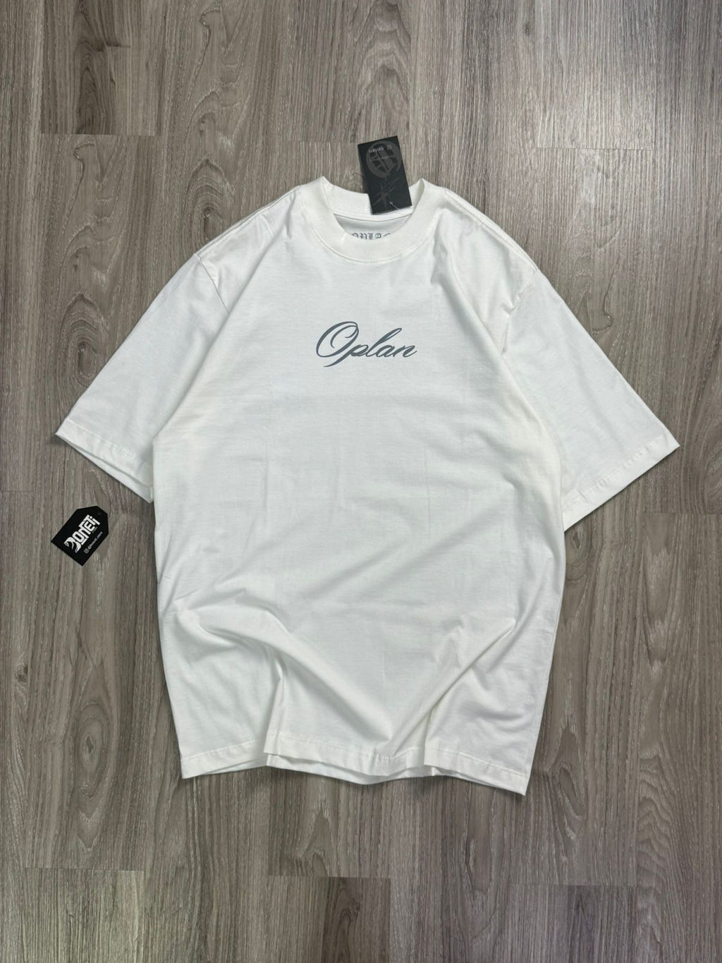 CAMISETA OVERSIZED OPLAN CRY NOW - OFFWHITE