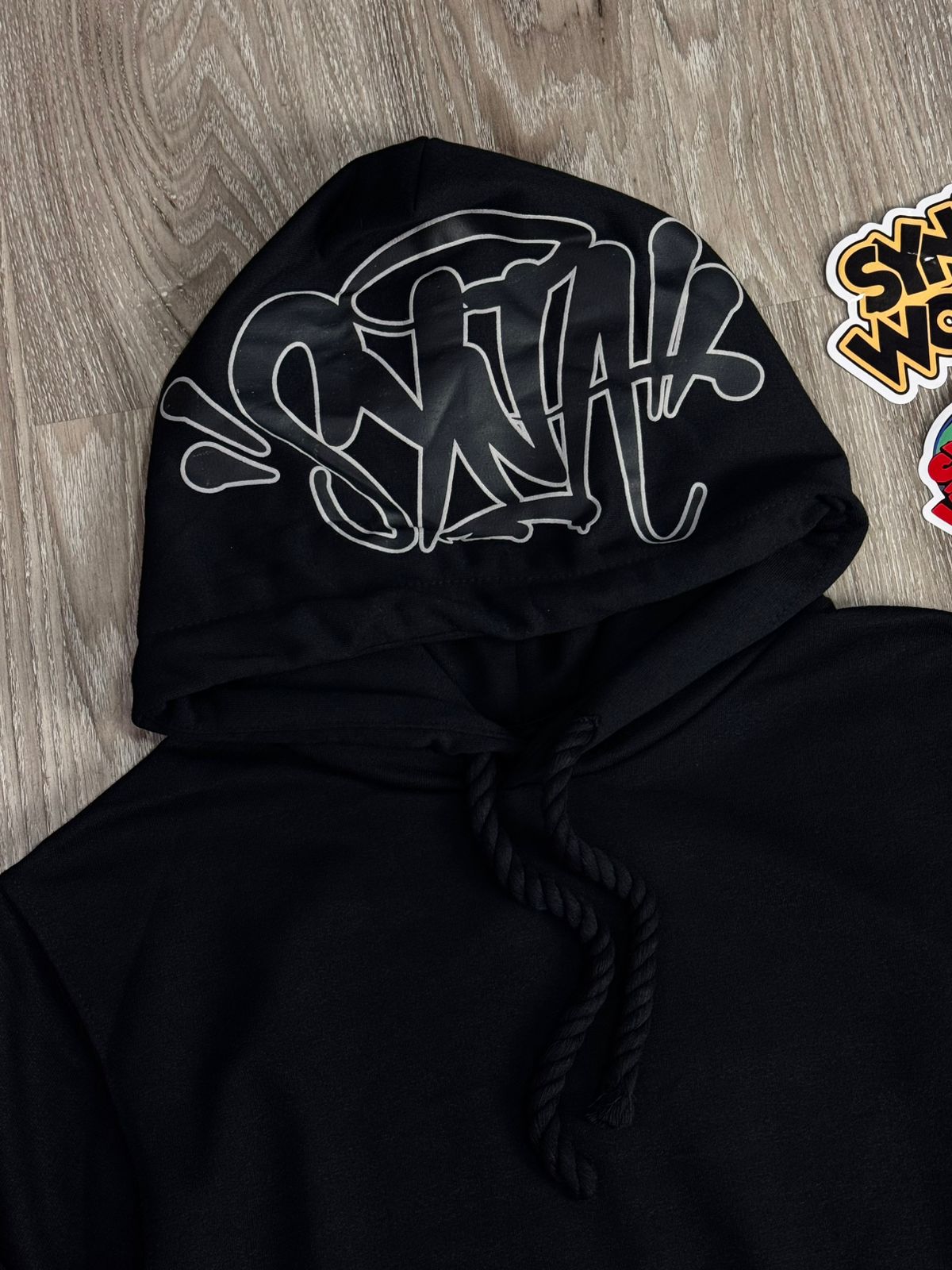 CONJUNTO SYNA WORLD WINTER MOLETOM - BLACK GREY