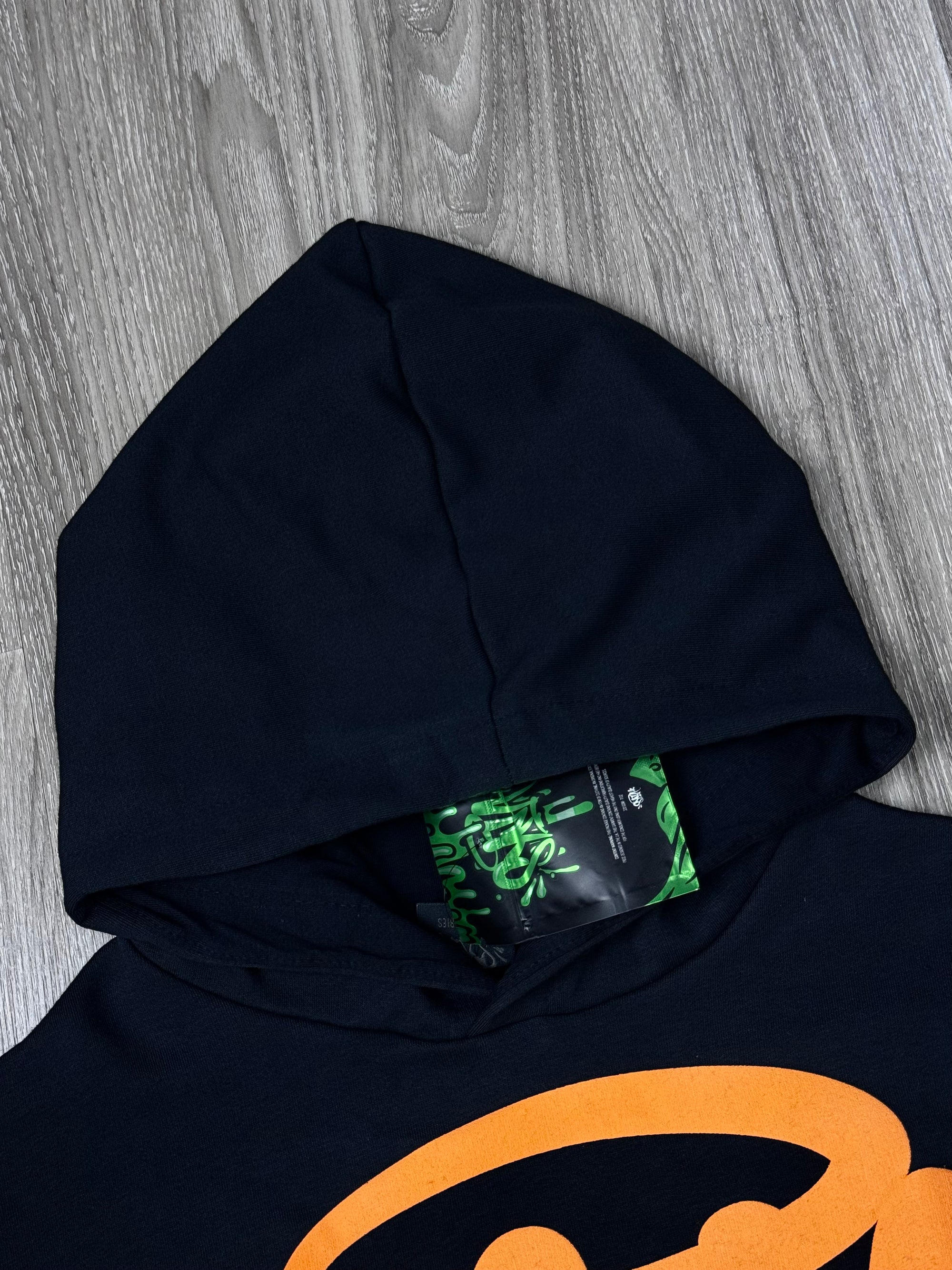 CONJUNTO SYNA WORLD MOLETOM - BLACK ORANGE