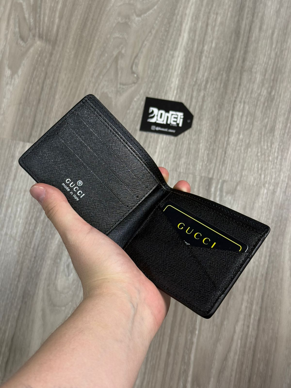 CARTEIRA GC VINTAGE COM FAIXA - PRETA