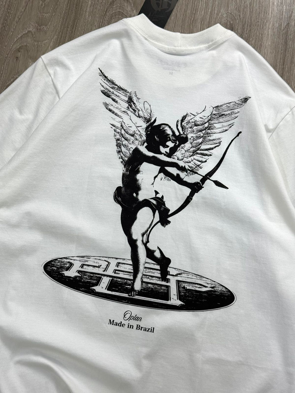 CAMISETA OVERSIZED OPLAN ANGEL OF LOVE - OFFWHITE