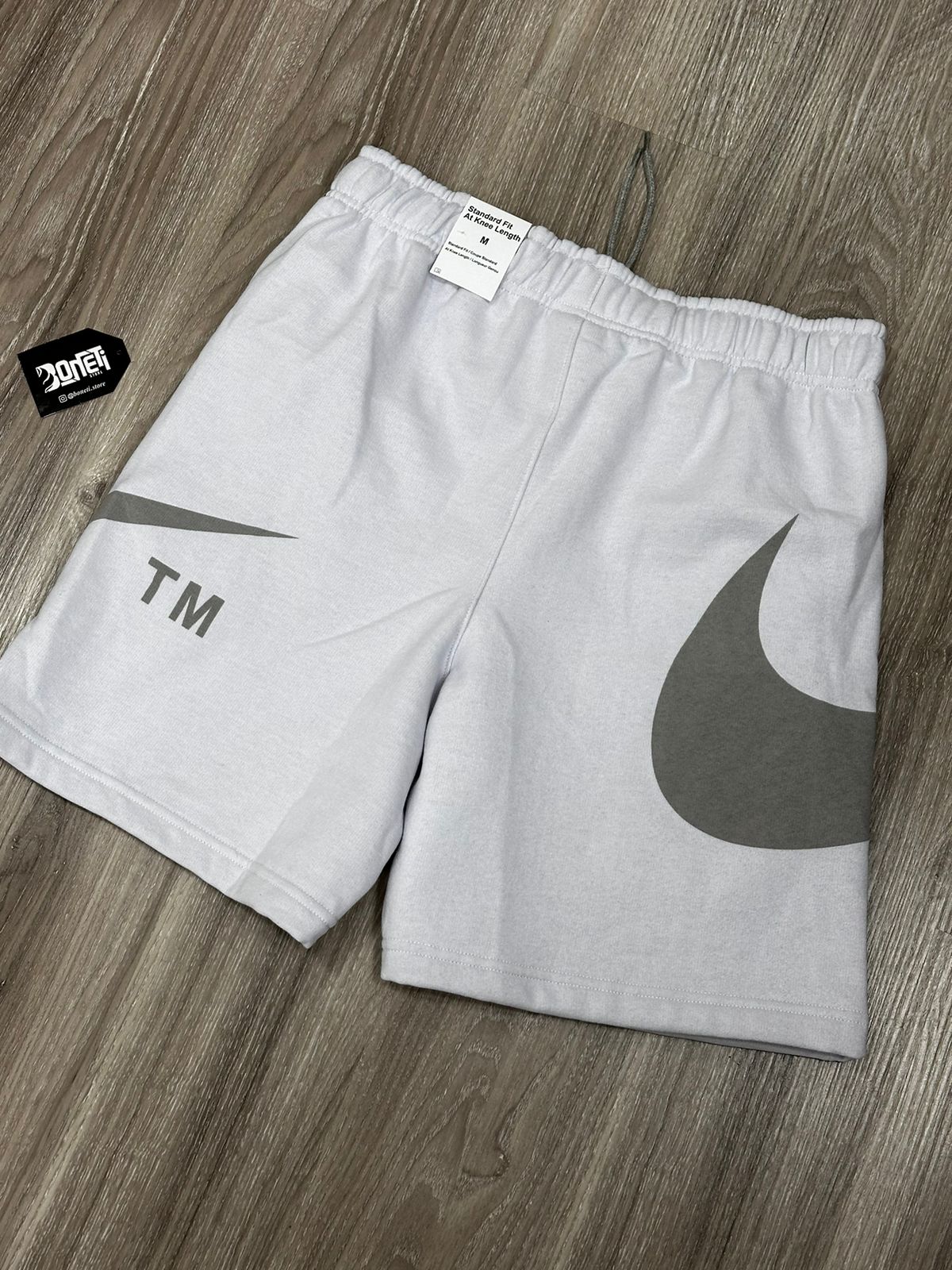 SHORTS MOLETOM NK BIG SWOOSH TM - GELO