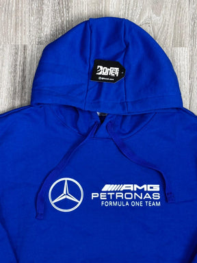 MOLETOM CANGURU PM X MERCEDES - AZUL