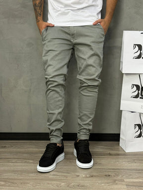 CALÇA SKINNY ALFAIATARIA CINZA JAY - 8173