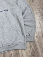 MOLETOM GOLA ALTA ZIP TOMMY - CINZA
