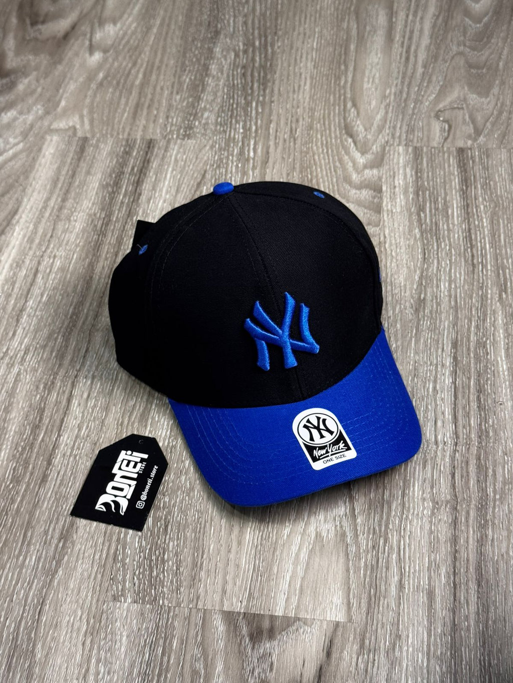 BONÉ NEW ERA LOGO - PRETO/AZUL