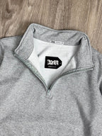 MOLETOM GOLA ALTA ZIP Z.A - CINZA