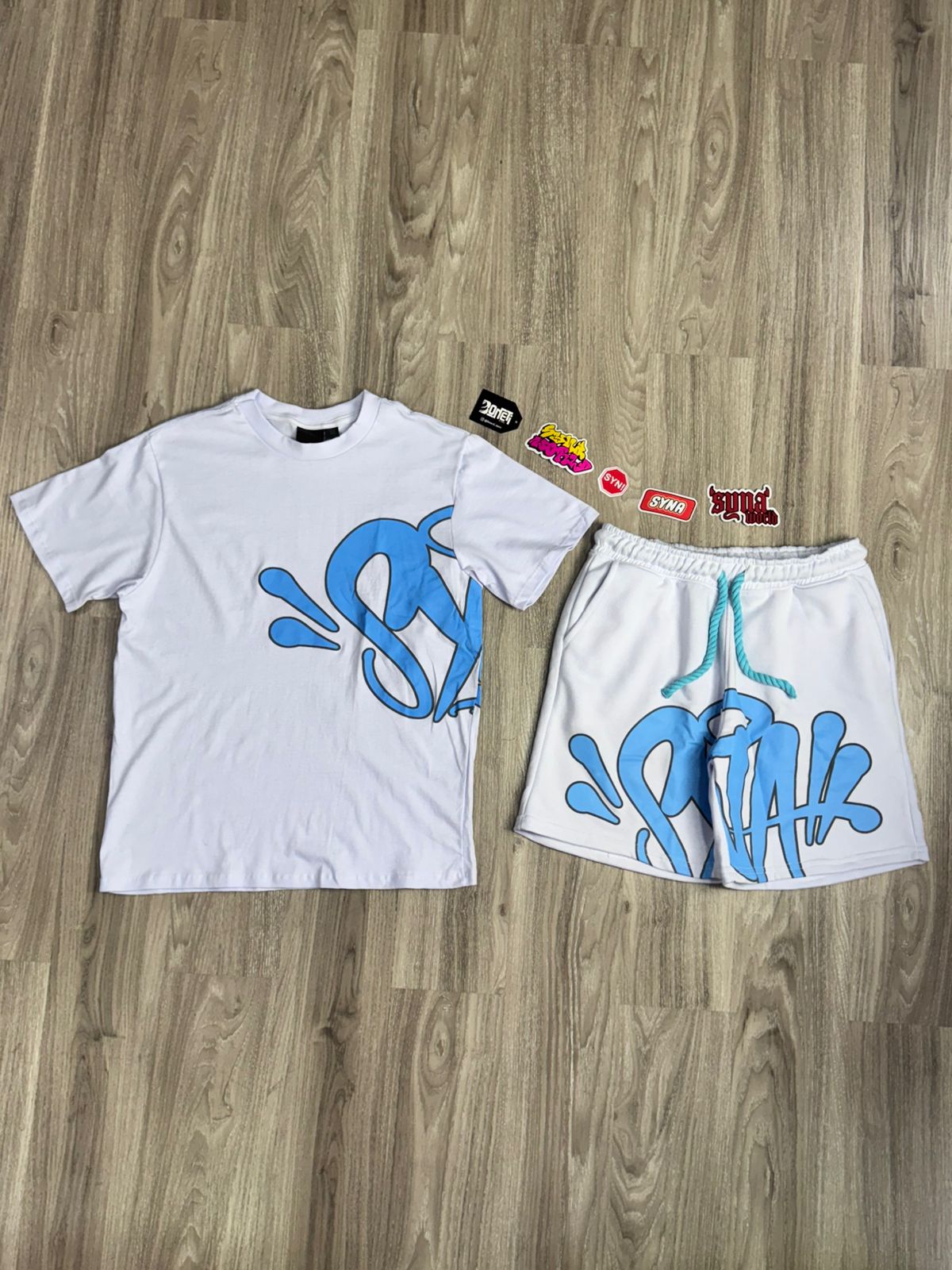 CONJUNTO SYNA WORLD SUMMER - WHITE BLUE – Boneti Store | Oficial