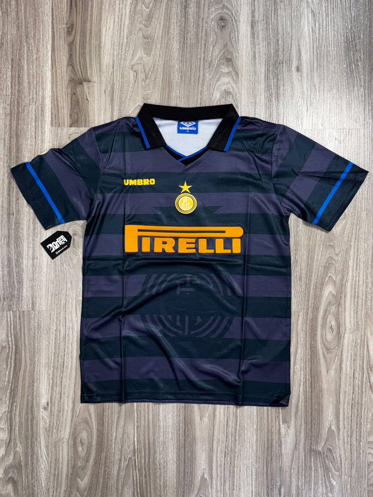 CAMISA RETRÔ INTER DE MILÃO 1997/98 - CINZA