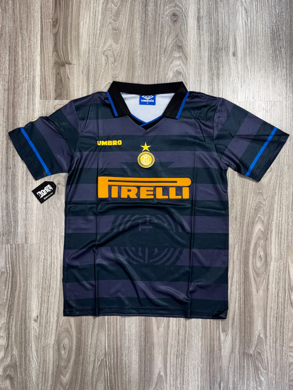 CAMISA RETRÔ INTER DE MILÃO 1997/98 - CINZA