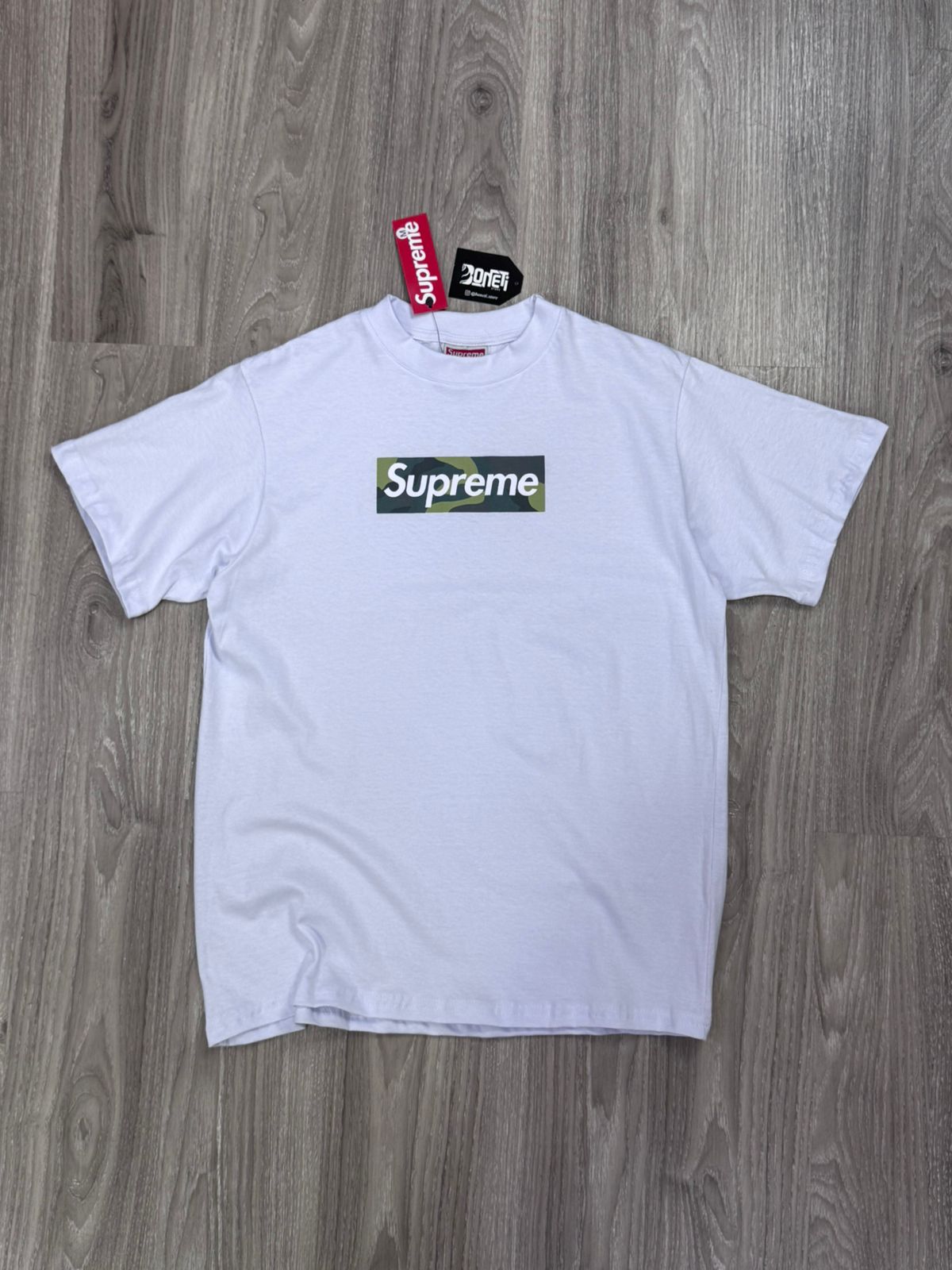 CAMISETA SUP BOX LOGO - CAMUFLADA BRANCA