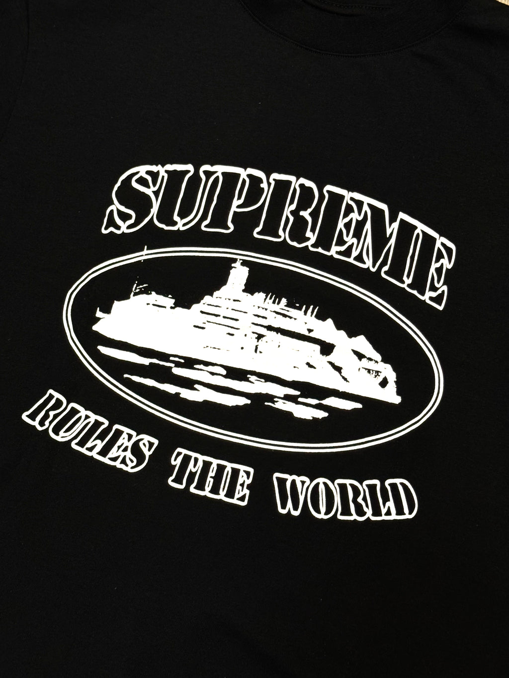 CAMISETA SUP X CORTEIZ RULES - PRETA