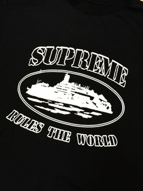 CAMISETA SUP X CORTEIZ RULES - PRETA