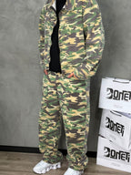 CALÇA JEANS BARREL PRESENCE CAMUFLADA