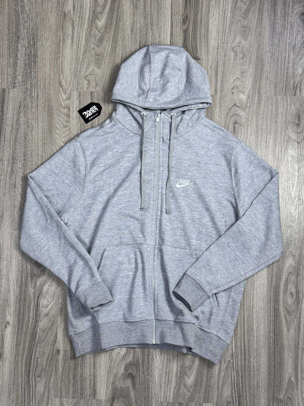 MOLETOM C/ ZÍPER NK CLUB - CINZA