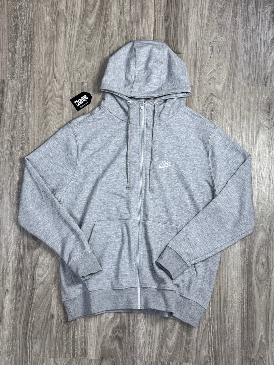 MOLETOM C/ ZÍPER NK CLUB - CINZA