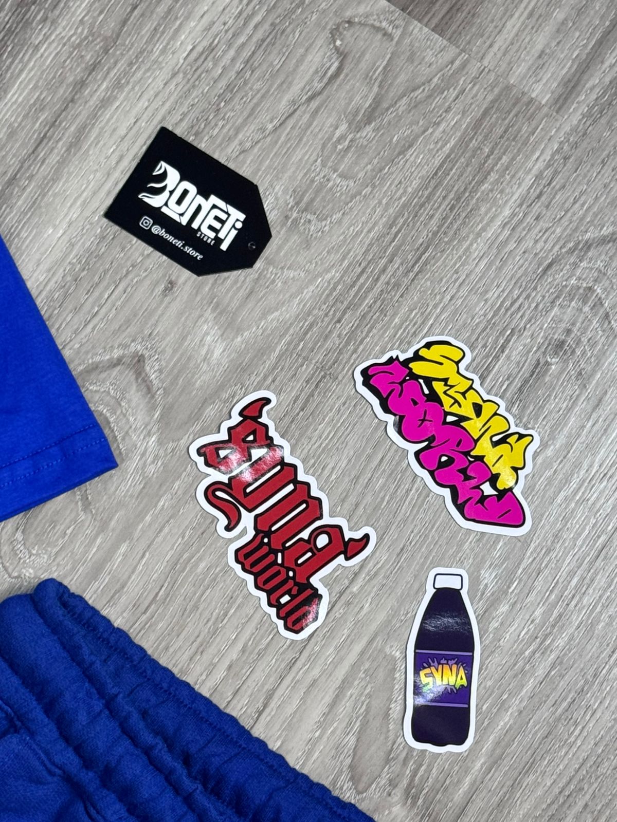 CONJUNTO SYNA WORLD SUMMER - AZUL/AMARELO