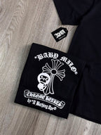 CAMISETA BAPE X CHROME HEARTS BABY MILO - PRETA