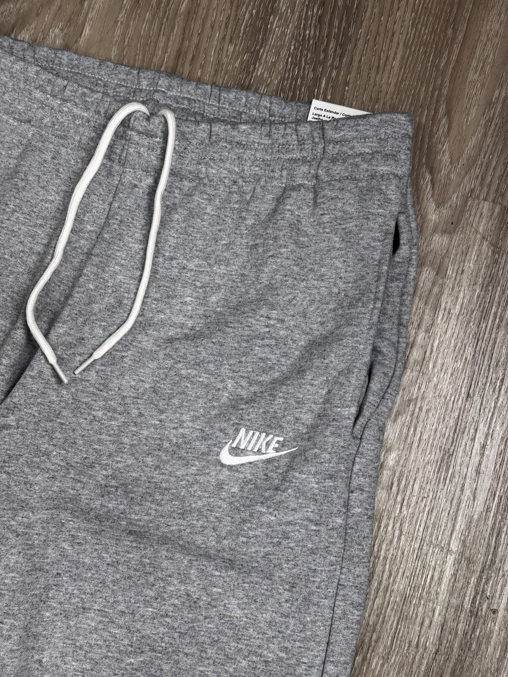 CALÇA MOLETOM NK CLUB RETA - CINZA